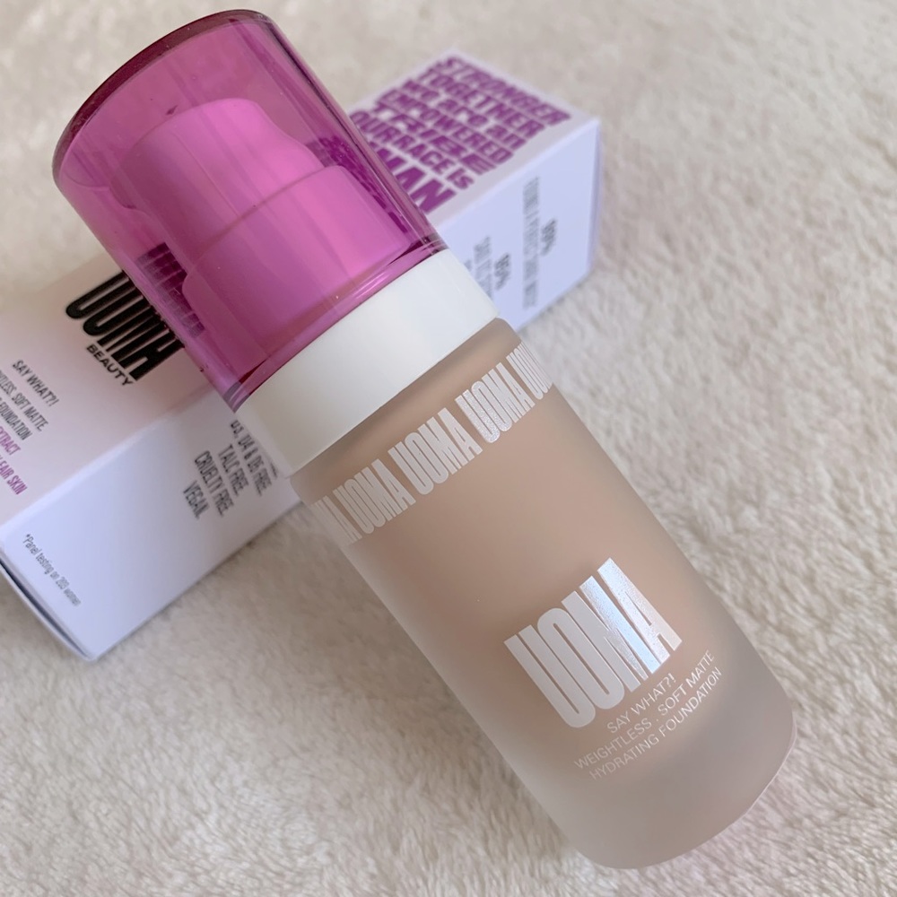 Uoma Beauty Say What Soft Matte Foundation White Pearl T2C BNIB